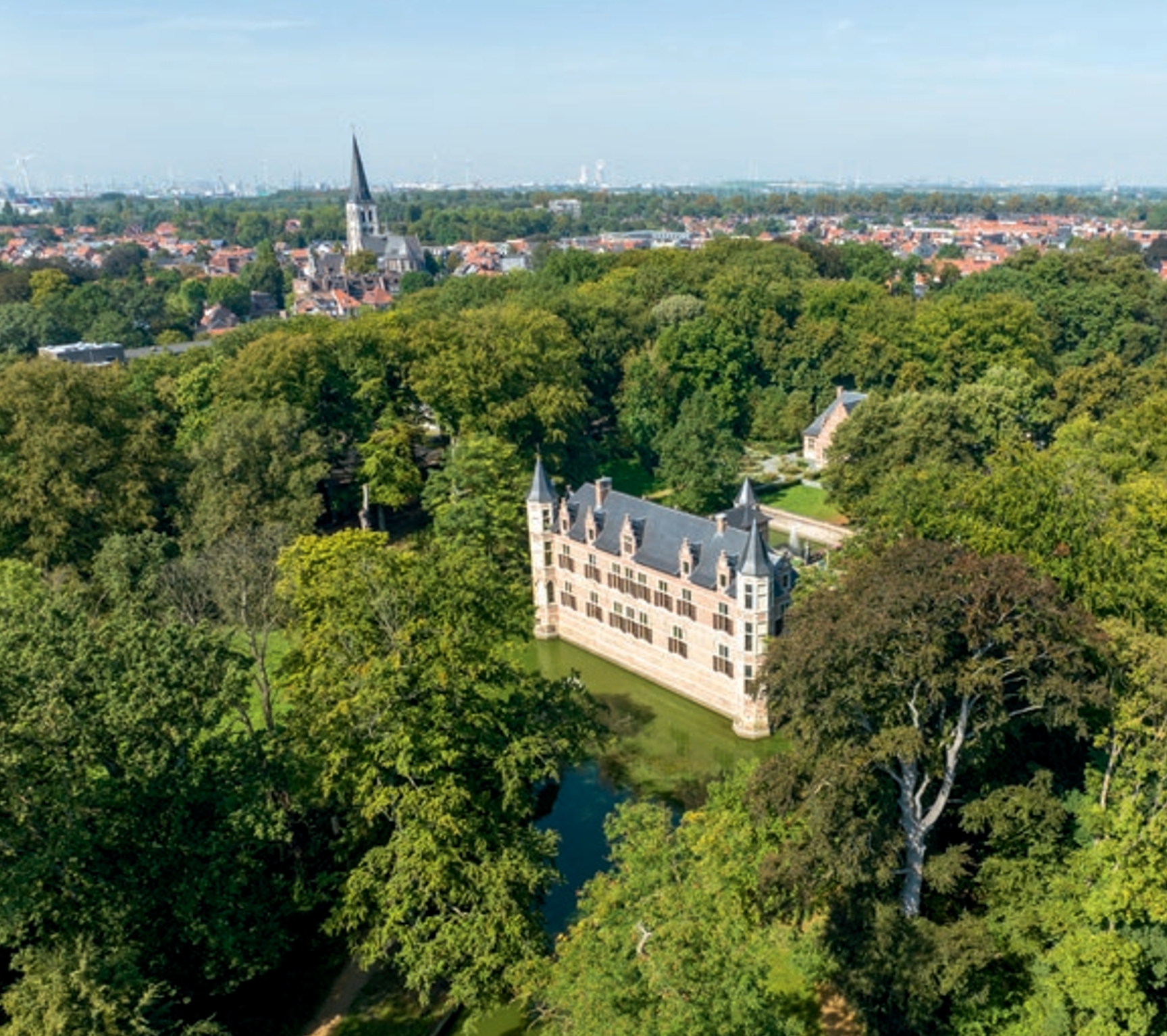 Zicht op kasteel Veltwijck