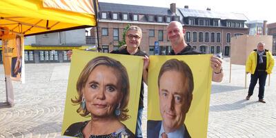 De gele campagnegolf in Ekeren