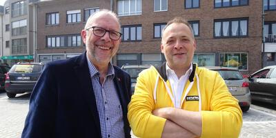 De gele campagnegolf in Ekeren