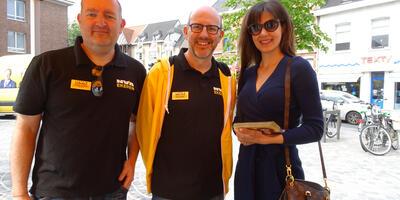 De gele campagnegolf in Ekeren