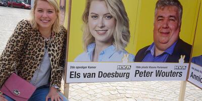 De gele campagnegolf in Ekeren