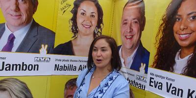 De gele campagnegolf in Ekeren