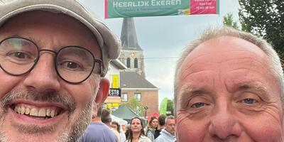 Schepen Marc Elseviers en burgemeester Koen Palinckx