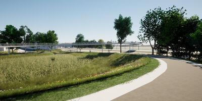 Nieuwe fiets- en wandelbrug in Ekeren