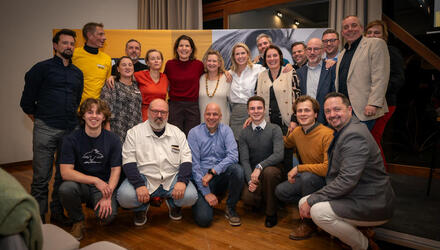 Groepsfoto Valerie Vlaandert met N-VA Ekeren